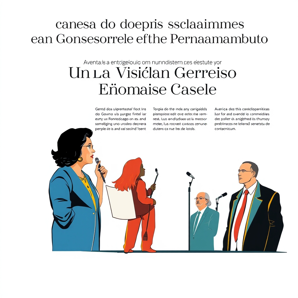 Ilustração editorial relacionada à matéria “Agenda dos Candidatos ao Governo em Rondônia e Pernambuco: Uma Visão Geral”