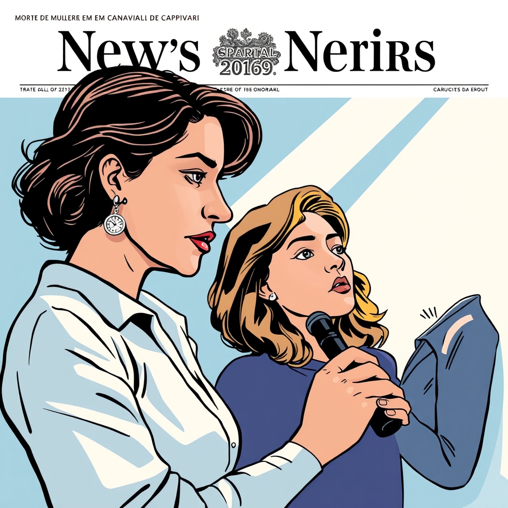 Ilustração editorial relacionada à matéria “Morte de Mulher em Canavial de Capivari: Prisão de Empresário e Investigação”