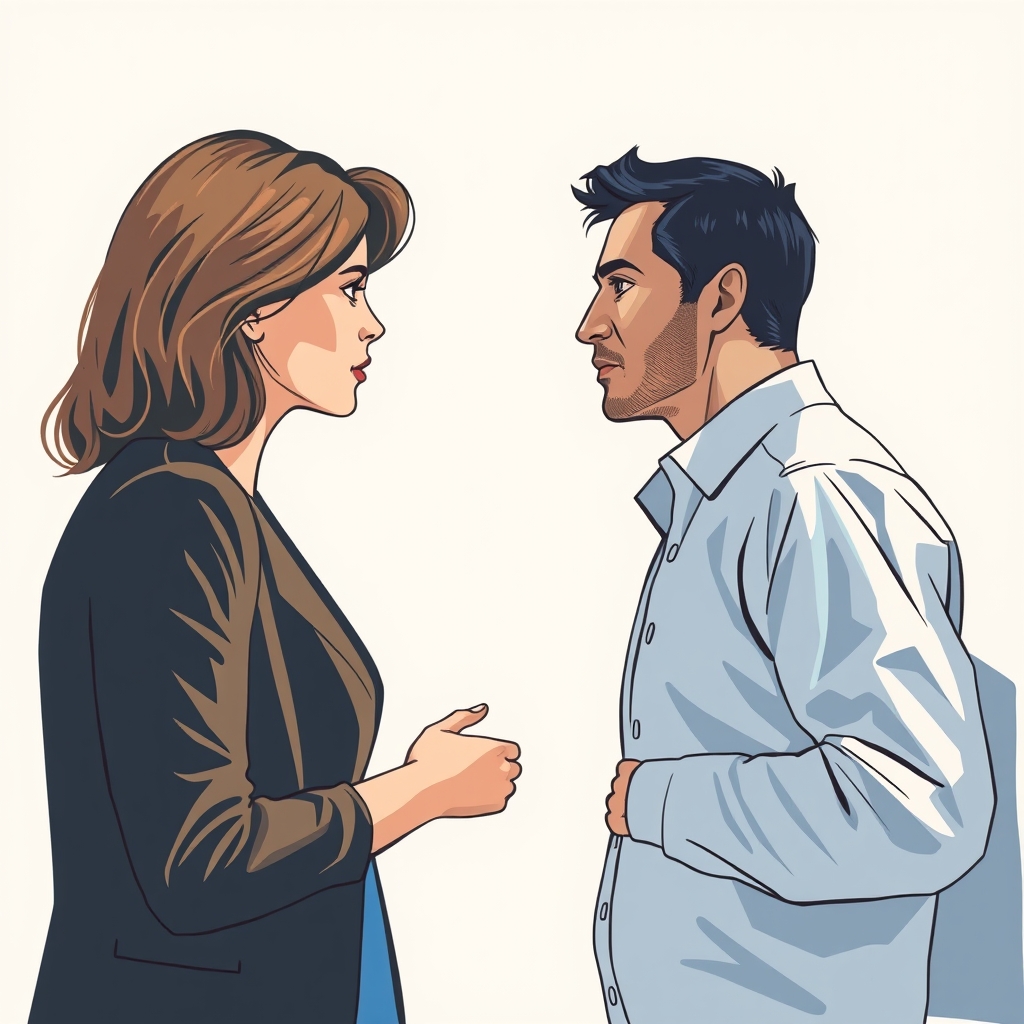 Ilustração editorial relacionada à matéria “Influenciadora esfaqueia homem suspeito de abusar da filha dela em Franca, SP”