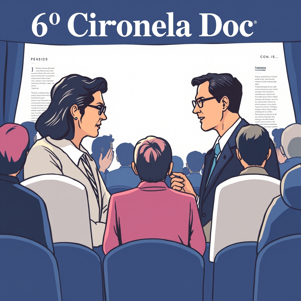 Ilustração editorial relacionada à matéria “6º Citronela Doc: 'Cartas para...' e 'A Pele do Ouro' Vencem Principais Prêmios”