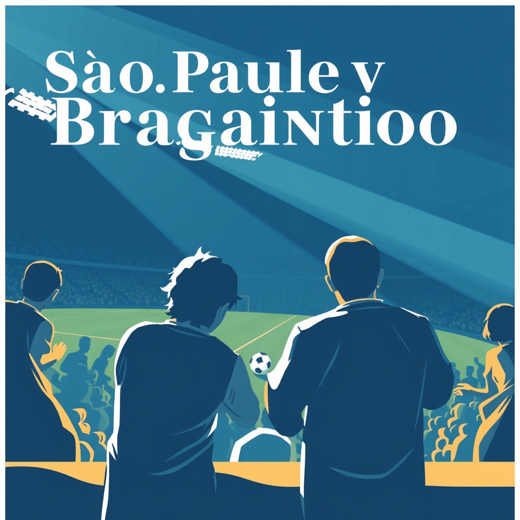 Ilustração editorial relacionada à matéria “São Paulo x Bragantino: Detalhes da Partida e Onde Assistir”